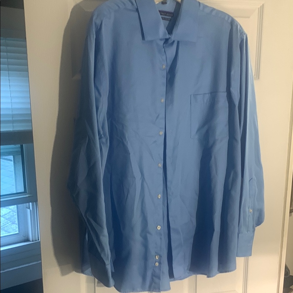 Geoffrey Beene Blue Dress Shirt